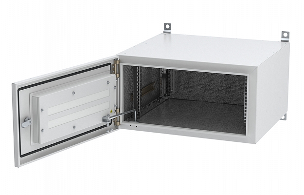 Шкаф климатический телекоммуникационный навесной 19",6U(600x650), ШКТ-НВ-6U-600-650 ССД внешний вид 9
