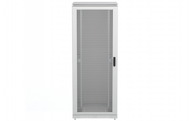 Шкаф телекоммуникационный напольный 19",42U(800x800), ШТ-НП-42U-800-800-ПП, передняя и задняя дверь перфорированная ССД внешний вид 3
