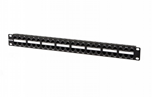 32809 PPHD-19-48-8P8C-C5e-110D Hyperline 19" High Density Patch Panel, 1U, 48 RJ-45 Ports, Cat. 5e, Dual IDC внешний вид 1