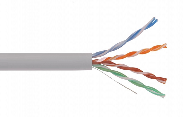 LC1-C5E04-121 ITK U/UTP Twisted Pair Communication Cable, Cat.5E, 4x2x24AWG Solid, LSZH, 305 m, Grey