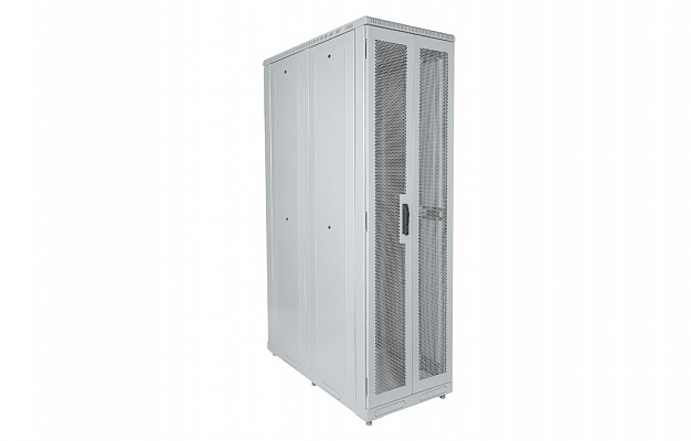 CCD ShT-NP-S-33U-800-1000-P2P  19", 33U (800x1000) Floor Mount Telecommunication Server Cabinet, Perforated Front Door, Perforated Double-Leaf Rear Door внешний вид 1