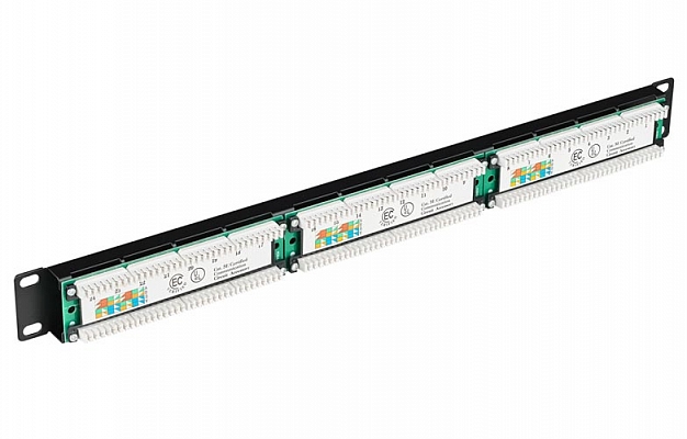 PP24-1UC5EU-D05 ITK 1U 5e Category UTP Patch Panel, 24 Ports (Dual) внешний вид 2