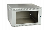 CCD ShT-NSrM-9U-600-350-S  19", 9U (600x350) Wall Mount Dismountable Telecommunication Cabinet, Removable Side Walls, Glass Door внешний вид 1