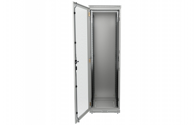 CCD ShT-NP-42U-600-1000-PP  19", 42U (600x1000) Floor Mount Telecommunication Cabinet, Perforated Front and Rear Doors внешний вид 2