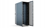 CCD ShT-NP-SCD-45U-800-1200-P2P 19", 45U (800x1200) Floor Mount Data Telecommunication Cabinet , Perforated Front Door, Double Perforated rear Door, RAL9005 внешний вид 2