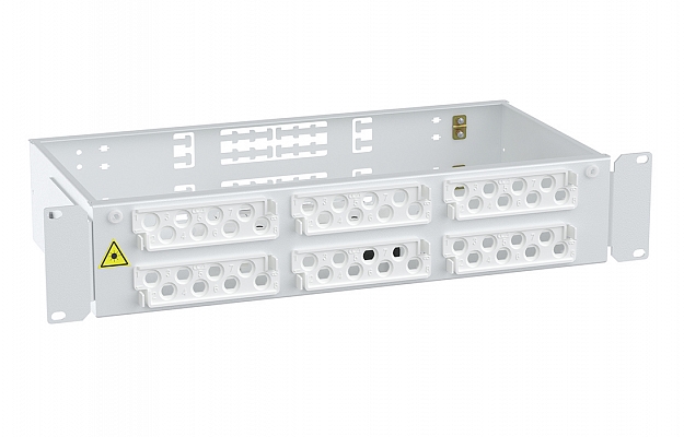 Кросс ШКОС-Л -2U/4 -48 -FC/ST/SC/LC~  -(корпус) ~ ССД внешний вид 2