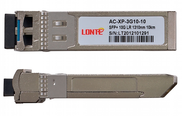 Оптический трансивер SFP+ 10G 1310nm 10km LC DDM SMF внешний вид 2