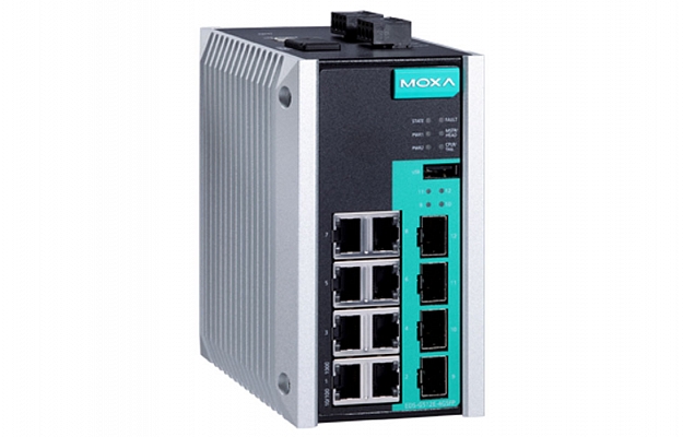 Moxa EDS-G512E-4GSFP-T Switch внешний вид 1