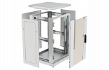 CCD ShT-NP-18U-600-600-S  19", 18U (600x600) Floor Mount Telecommunication Cabinet, Glass Front Door внешний вид 9