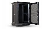 CCD ShT-NP-M-18U-800-1000-P-Ch 19", 18U (800x1000) Floor Mount Telecommunication Cabinet, Perforated Front Door, Black внешний вид 4