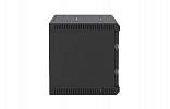 Шкаф телекоммуникационный настенный разборный черный 19”,6U(600x350), ШТ-НСр-6U-600-350-М-Ч дверь металл ССД внешний вид 7