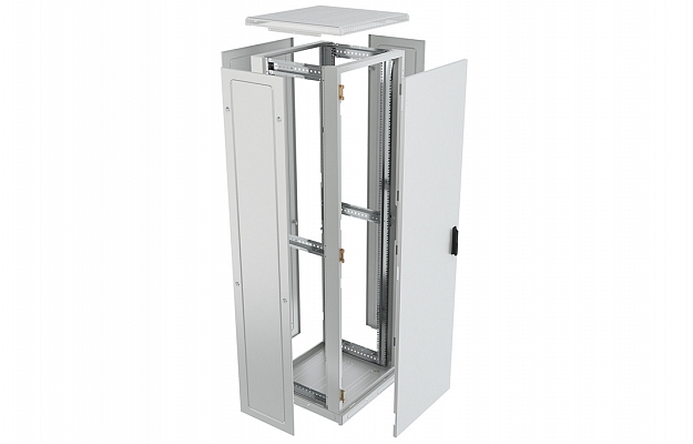 CCD ShT-NP-42U-600-800-M  19", 42U (600x800) Floor Mount Telecommunication Cabinet, Metal Front Door внешний вид 9