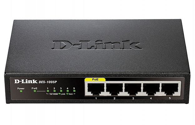 D-Link DES-1005P/B1A Switch внешний вид 1