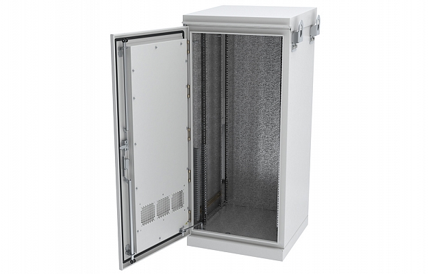 Шкаф климатический телекоммуникационный напольный 19",27U(600x800) ШКТ-НП-27U-600-800 ССД внешний вид 9