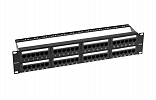 02-0032 REXANT PRO Патч-панель с кабельными органайзерами 19", 2U, 48 портов, UTP, RJ-45, CAT5e внешний вид 1