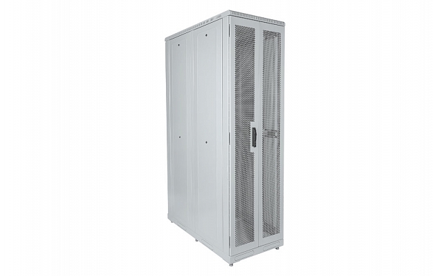 CCD ShT-NP-S-33U-600-1000-P2P  19", 33U (600x1000) Floor Mount Telecommunication Server Cabinet, Perforated Front Door, Perforated Double-Leaf Rear Door внешний вид 1