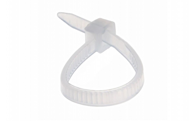 07-0400 REXANT 400x4.8mm Cable Ties, White (Pack of 100)