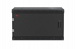 Шкаф телекоммуникационный настенный разборный черный 19”,6U(600x650), ШТ-НСр-6U-600-650-М-Ч дверь металл ССД внешний вид 2