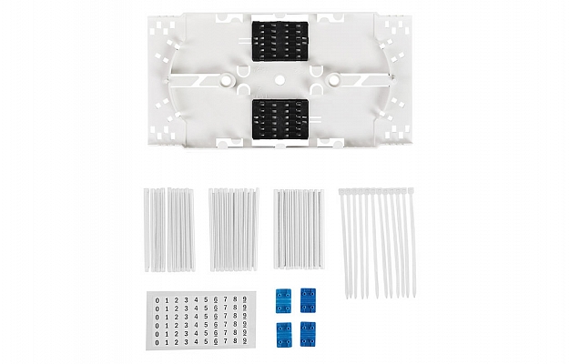 CCD KM-2460 Splice Tray Kit (cable ties, markers, KDZS -30 pcs., cover, hinges) внешний вид 5