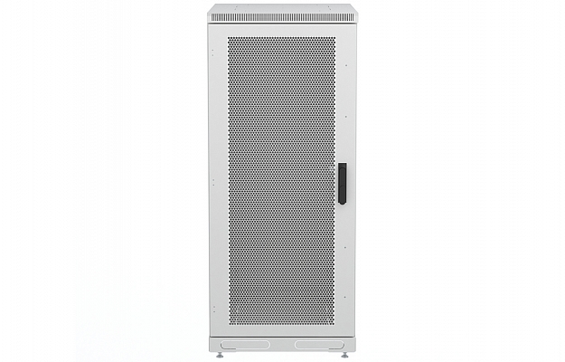 Шкаф телекоммуникационный напольный 19",27U(600x800), ШТ-НП-27U-600-800-П, передняя дверь перфорированная ССД внешний вид 4
