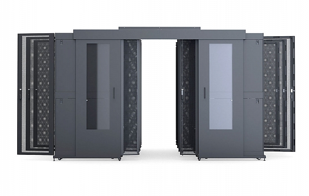 CCD ShT-NP-SCD-D-45U-900-1200  Sliding Doors for Corridor-Type Systems (for 19”, 45U (900x1200) Data Telecommunication Cabinets, RAL9005) внешний вид 4