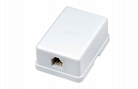 03-0001-4 PROconnect RJ-11(6P-2C) Telephone Socket, 1 Port, External (50 pcs. per pack)