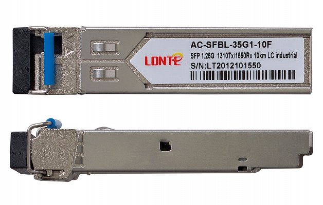 SFP WDM 1.25G Tx1310/Rx1550 10km LC DDM, industrial внешний вид 2