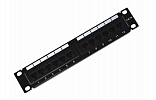 04-0025 REXANT Патч-панель 10", 1U, 12 портов UTP, RJ-45, CAT5e