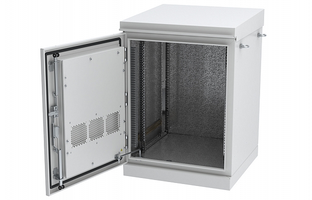 Шкаф климатический телекоммуникационный напольный 19",18U(600x800) ШКТ-НП-18U-600-800 ССД внешний вид 9
