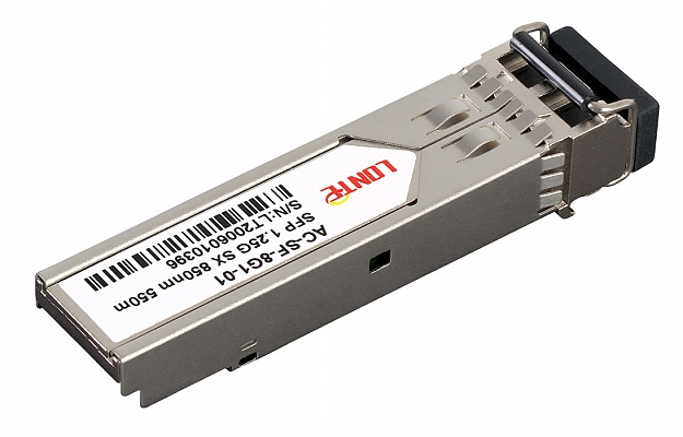 Оптический трансивер SFP 1.25G 850nm 550m LC MMF DDM внешний вид 2