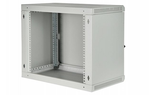 Шкаф телекоммуникационный настенный разборный 19”,9U(600x550), ШТ-НСр-9U-600-550-М дверь металл ССД внешний вид 3