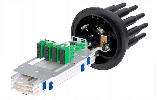 Муфта-кросс МКО-Д3/С09-1PLC8-SC/APC-20SC-18SC/APC-18SC/APC ССД внешний вид 3