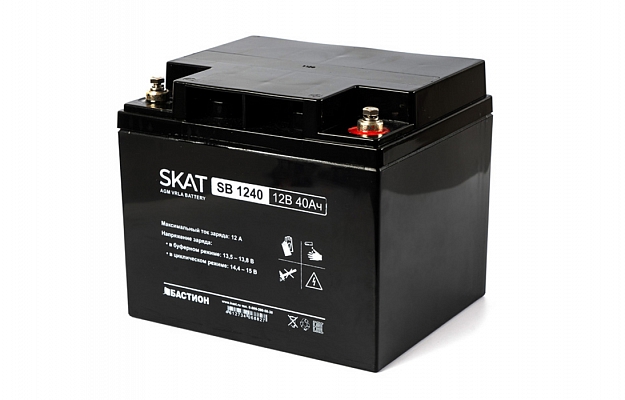 SKAT SB 1240 Аккумулятор свинцово-кислотный внешний вид 2