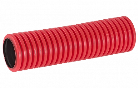 Труба гибкая тип 450 красная d=63мм (20м, муфта)