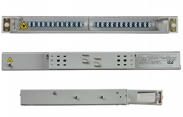 CCD ShKOS-VP-1U/2-48LC-48LC/SM-48LC/UPC Patch Panel внешний вид 7