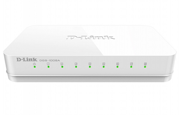 D-Link DGS-1008A/D Switch внешний вид 1