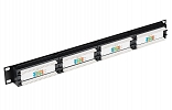 PP24-1UC6U-D05 ITK 1U 6 Category UTP Patch Panel, 24 Ports (Dual) внешний вид 2