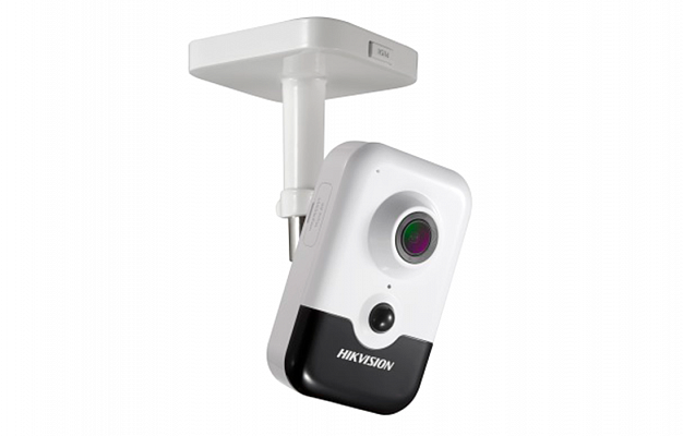 DS-2CD2443G0-IW(2.8mm)(W) 4Мп компакт. IP-камера с W-Fi и EXIR до 10м, 1/3"CMOS; 2.8мм; уг.обз. 98°,  встроен.микр. и динам внешний вид 2