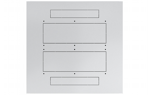 CCD ShT-NP-18U-600-600-M  19", 18U (600x600) Floor Mount Telecommunication Cabinet, Metal Front Door внешний вид 10