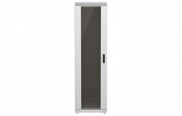 CCD ShT-NP-47U-600-1000-S  19", 47U (600x1000) Floor Mount Telecommunication Cabinet, Glass Front Door внешний вид 4