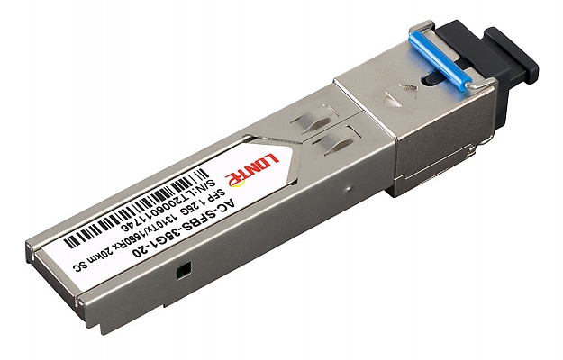 SFP WDM 1.25G Tx1310/Rx1550 20km SC DDM внешний вид 2