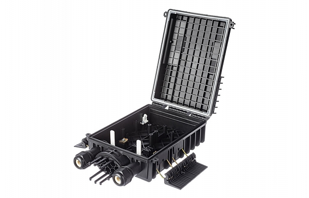 Муфта-кросс МКО-Ш1/С09-2PLC4-SC/APC-10SC-10SC/APC-2SC/APC ССД внешний вид 5