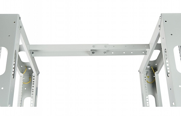 CCD ST-24U-2M-K Dual-Frame Telecommunication Rack, Grey (complete) внешний вид 3