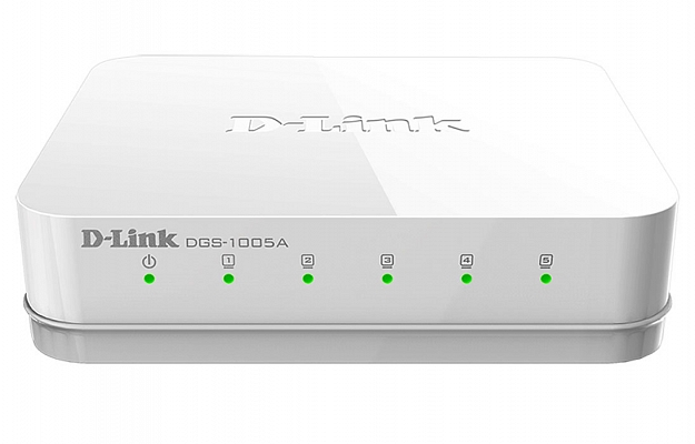 Коммутатор D-Link DGS-1005A/D внешний вид 1