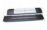 Патч-панель 19", 2U, 32 порта RJ-45, категория 5e, Dual IDC, ROHS, цвет черный