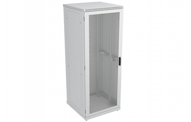 Шкаф телекоммуникационный напольный 19",47U(800x1000), ШТ-НП-47U-800-1000-ПП, передняя и задняя дверь перфорированная ССД внешний вид 1