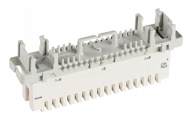 6036 1 005-06 Плинт 2/8 LSA-PROFIL, размыкаемые контакты, маркировка 0...7 внешний вид 2