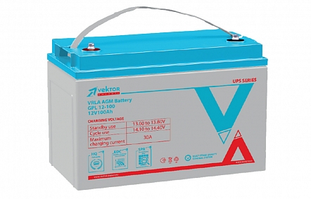 Аккумуляторная батарея Vektor GPL 12-100