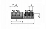 Соединитель болтовой рядный 4СБ-2 (70-120 мм2) внешний вид 3