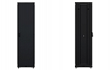 Шкаф телекоммуникационный напольный 19", 47U (600x800), ШТ-НП-М-47U-600-800-М-Ч, передняя дверь металл, черный ССД внешний вид 3